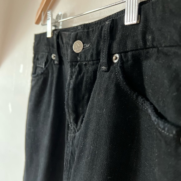 VTG 2003 Citizens 5 pocket black denim skirt sz 30 - Picture 2 of 13